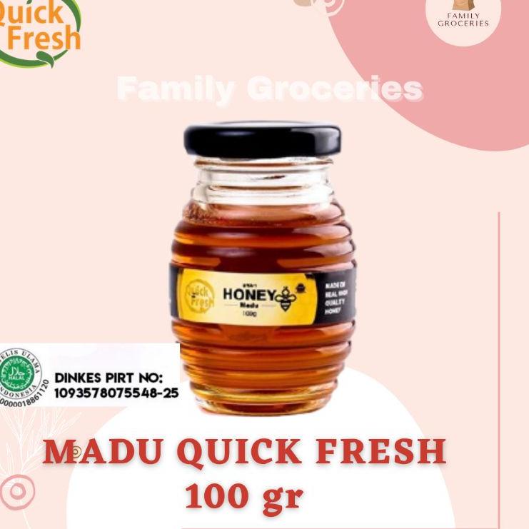 

lcz Quick Fresh Honey | Madu Quick Fresh 100 gr (Jar Kaca) Special 2020