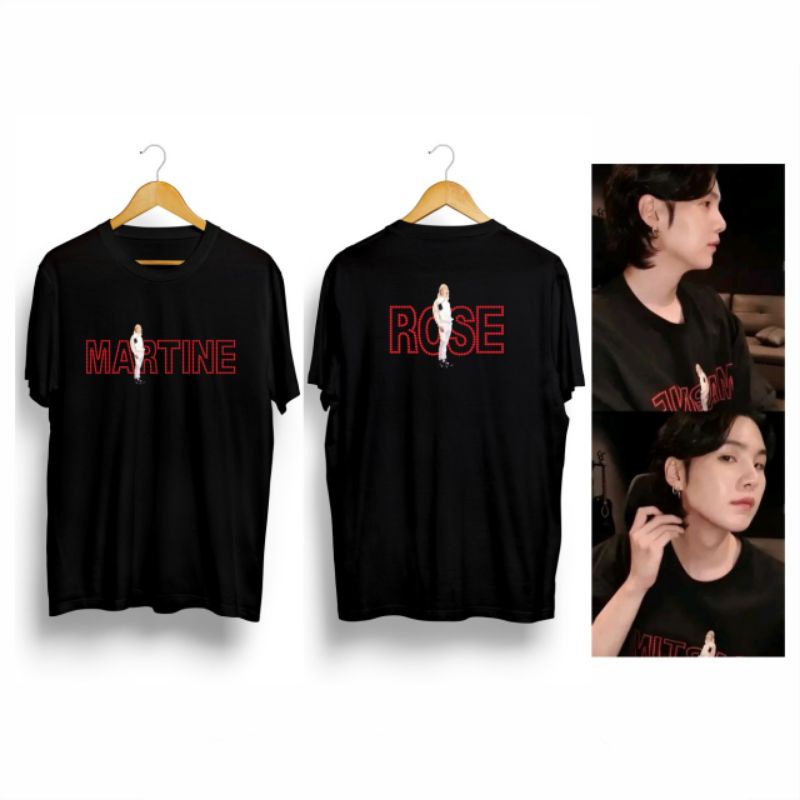 KAOS BTS Suga MARTINE ROSE free gift