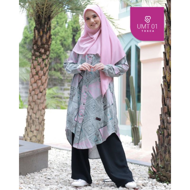 Tunik Series Premium UMT 01 by Ukhti|Tunik Musljmah-|Tunik Terbaru 2022|Tunik Panjang|Tunik Branded|
