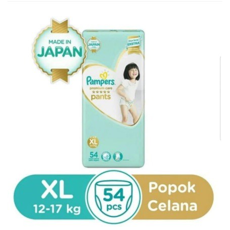 Promo PAMPERS Premium Care Active Baby Pant Pants XL54 XL 54 Popok Celana Diaper