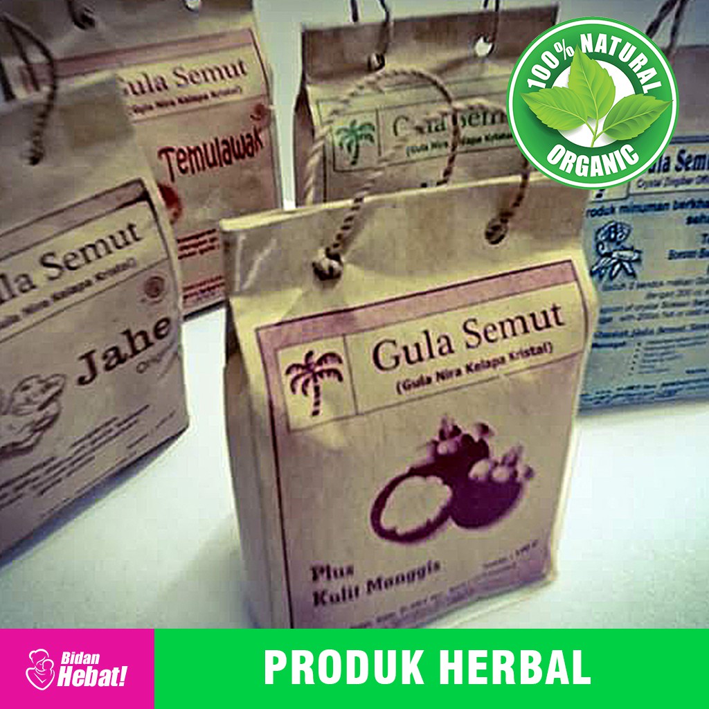 

Minuman Jahe, Temulawak, Kunyit, Kencur, Kulit Manggis, Temu Kunci Gula Semut Herbal Alami