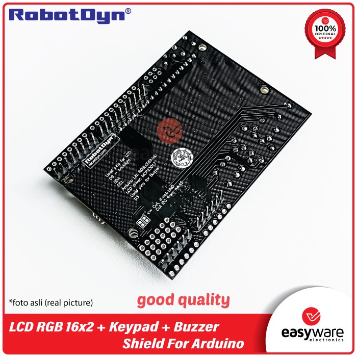 RobotDyn LCD RGB 16x2 + keypad + Buzzer Shield for Arduino