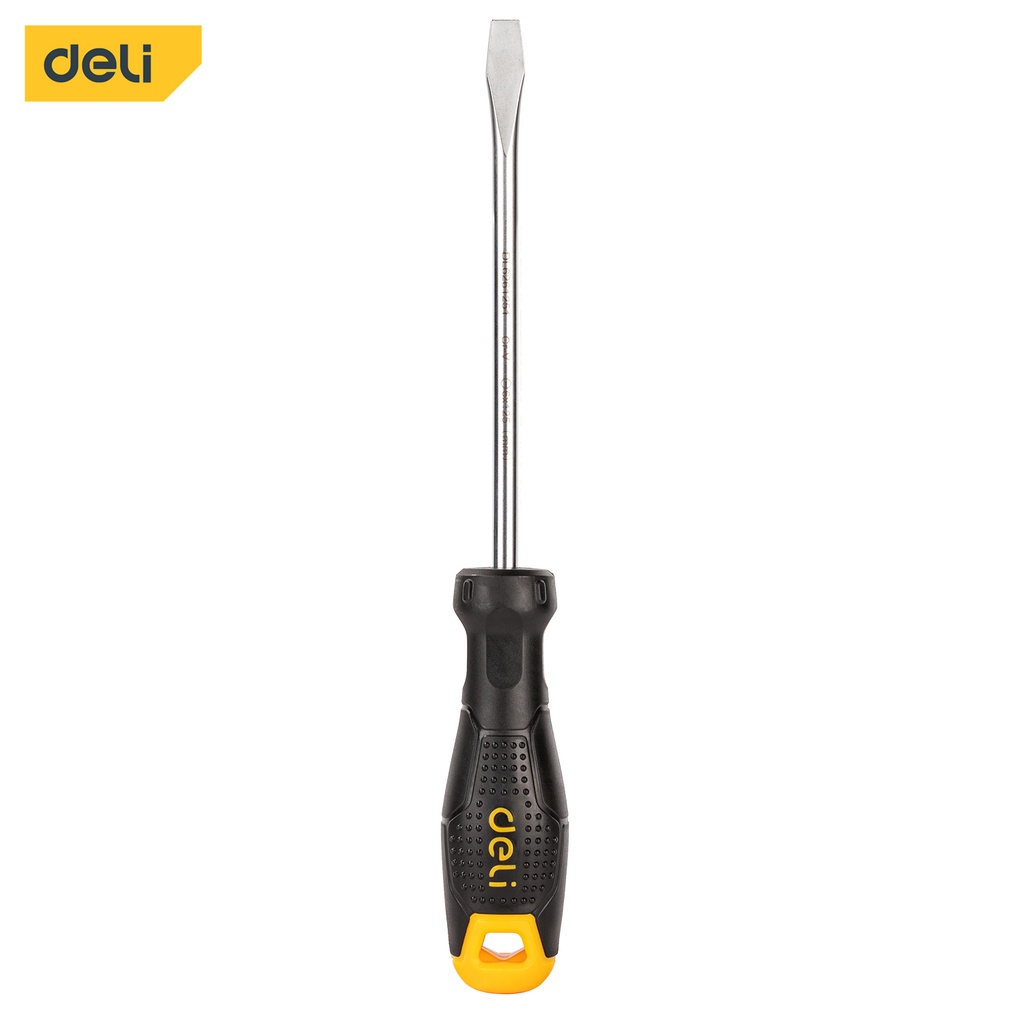 Deli Phillips Screwdriver  / Obeng Plus Minus PH2 6mm x125mm  Perkakas EDL626125X