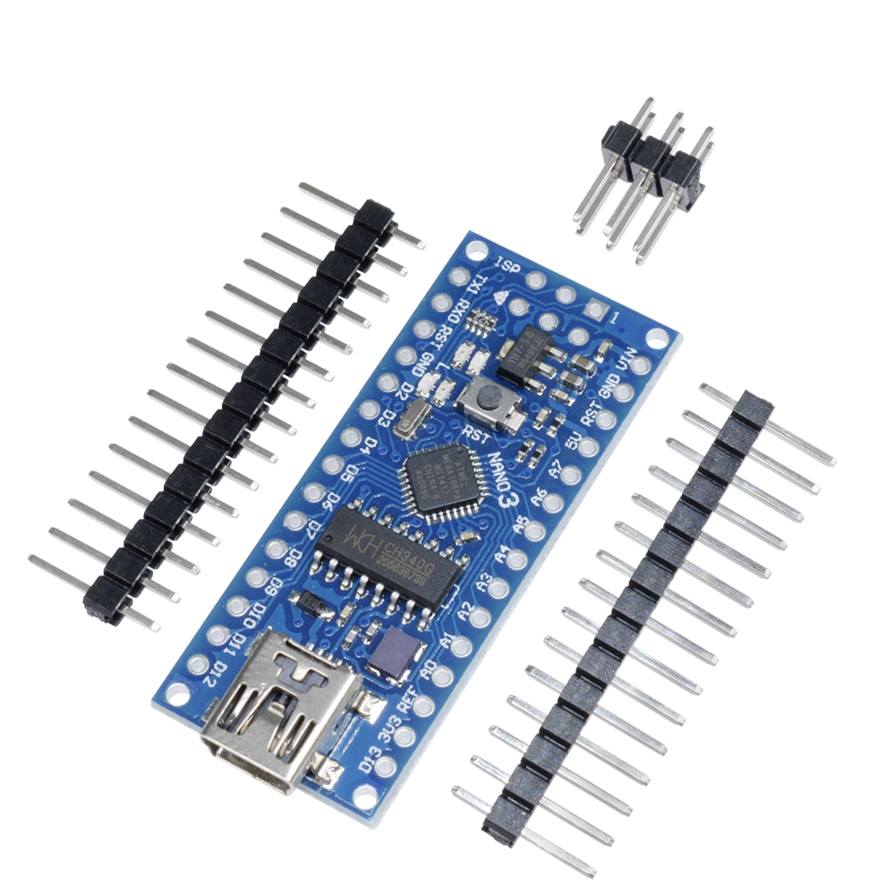 ✫〖ready to ship/COD〗✫  Arduino USB Nano V3.0 ATmega168 16Mhz 5V Mini controller CH340G  DC 3.3-5V For Arduino