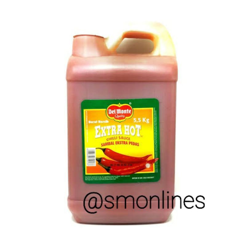 

Saus Delmonte xtra Hot 5.5kg Galon