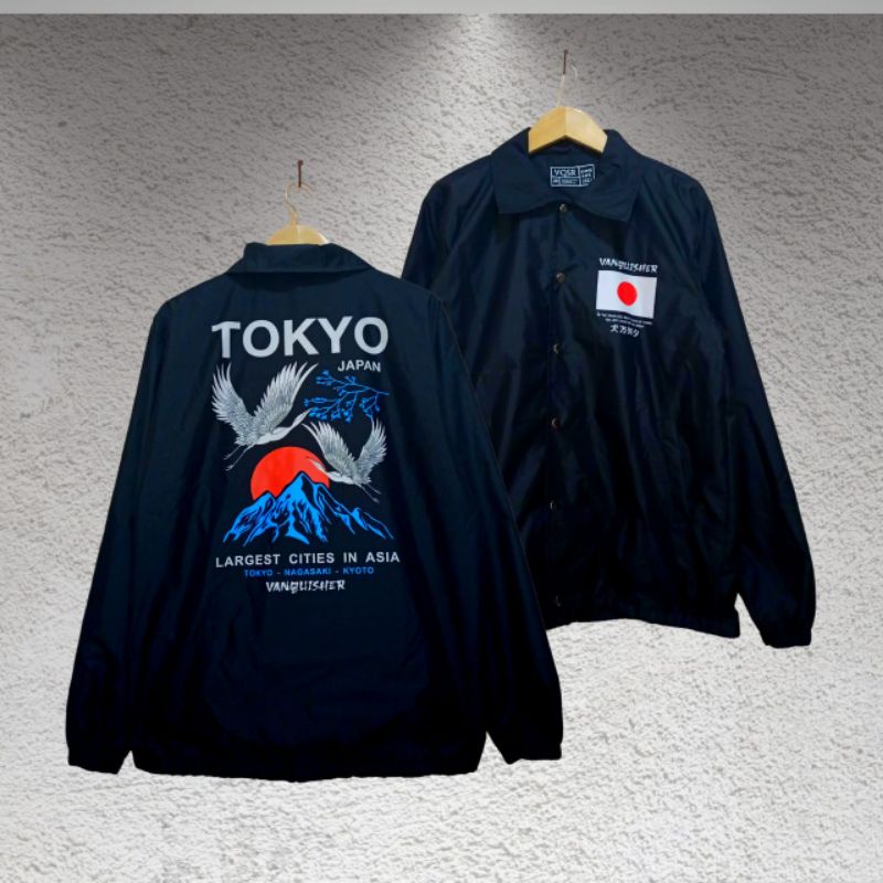 jaket coach tokyo jepang parasut1 ORI premium pria wanita /jaket distro ORI /jaket kekinian /jaket p