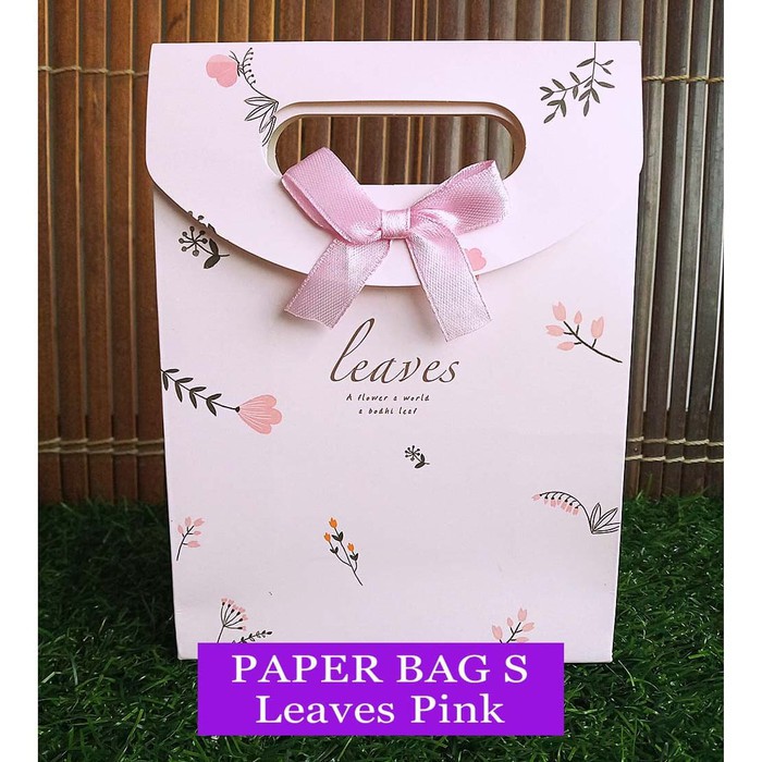 

Paper Bag Motif / Tas Kertas Kado / Tas Ulang tahun - S Leaves Series