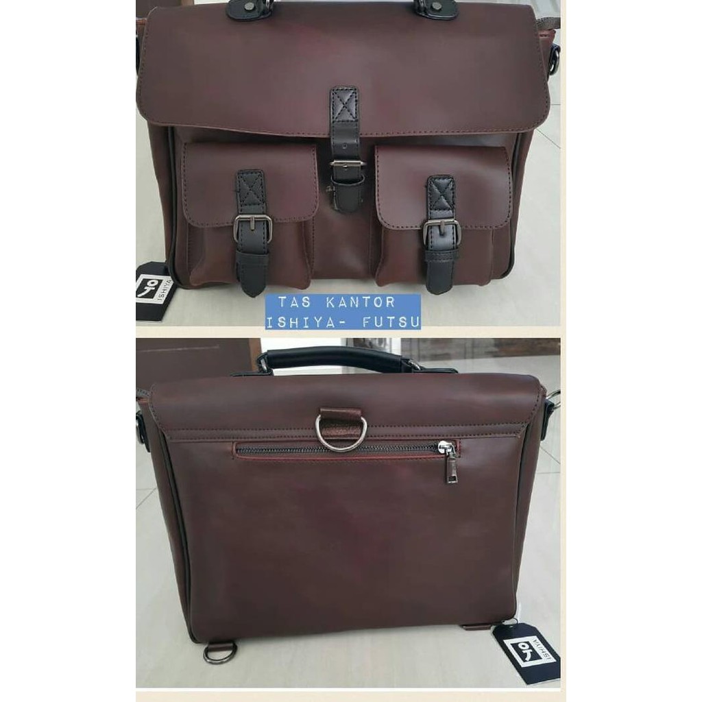 ✤ Tas selempang kantor/kerja Pria ISHIYA-FUTSU (3 in 1 impor) ►