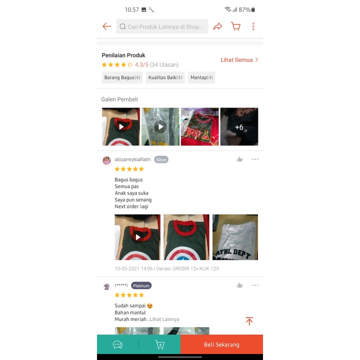 TERMURAH KAOS (M) Anak karakter laki laki 3-4 tahun-2