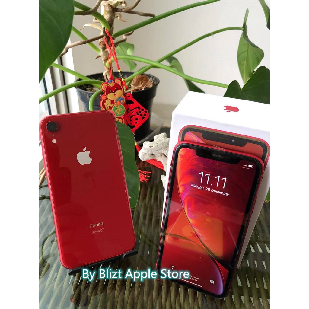 iPhone XR 64GB All Sim Silent Fullset Original Second Mulus100% 3utools All Green (Garansi 1 Tahun)