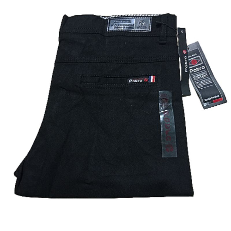 Celana Chino Panjang Pria Slim Fit Katun Stretch