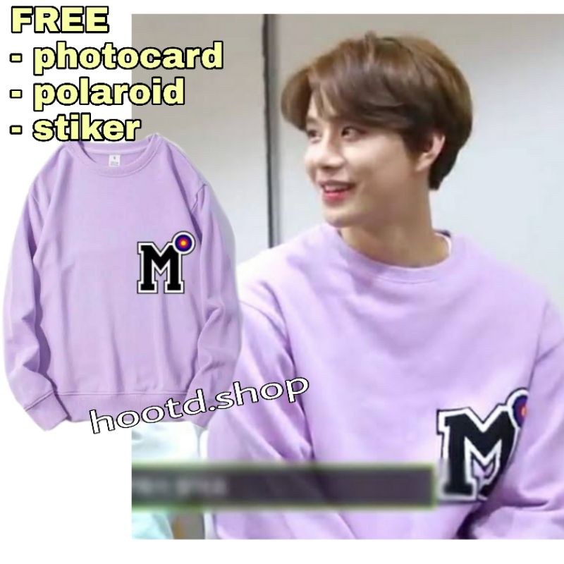 (FREE GIFT) SWEATER JUNGWOO NCT LOGO M | unofficial