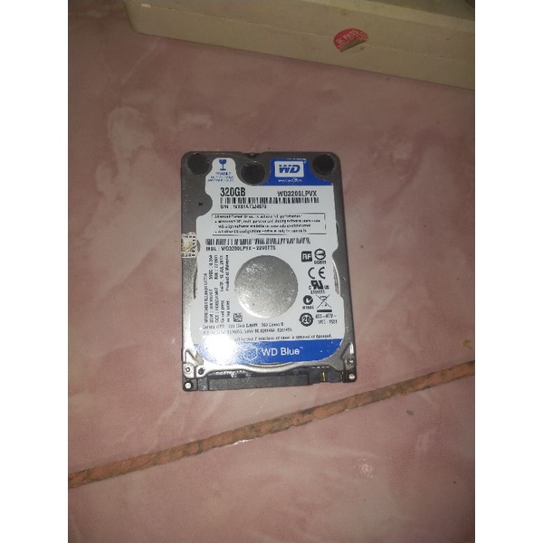 hardisk hdd 2,5' untuk laptop/netbook/ps 320 GB bekas