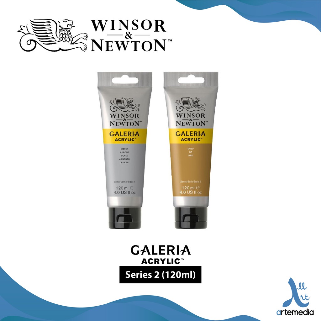 

Winsor & Newton Galeria Acrylic 120ml Series 2 Acrylic Paint Cat Akrilik