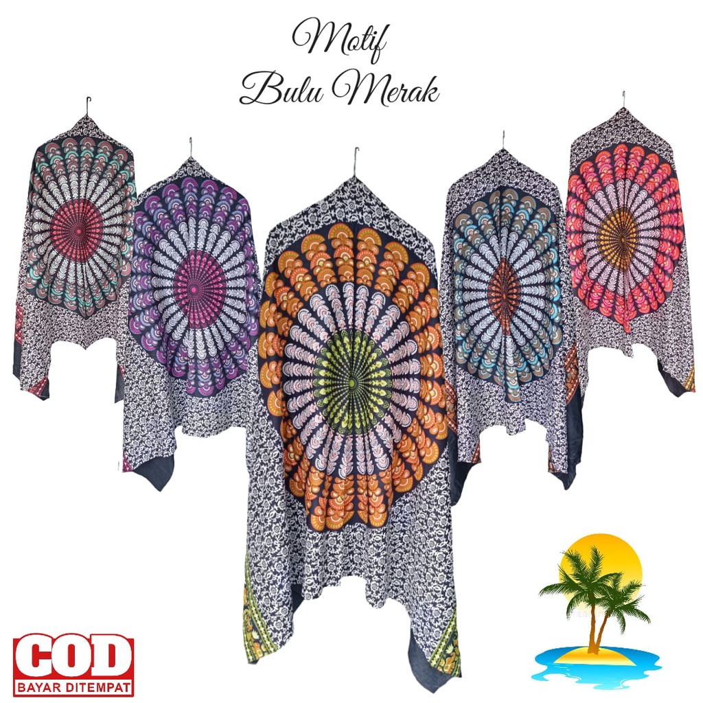 Kain Pantai Jumbo - Kain Bali Jumbo - Motif Mandala - Expor - Kain Pantai Bali - Sarung Bali - Sarun