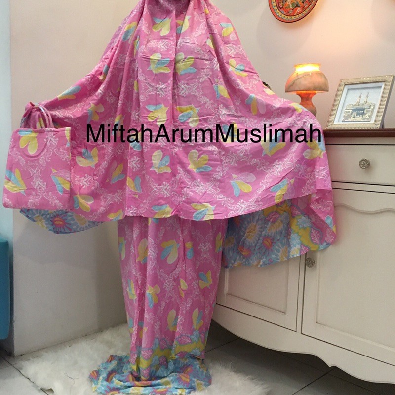 Mukena Katun rayon Bali Size Standart Mukena dewasa Adem