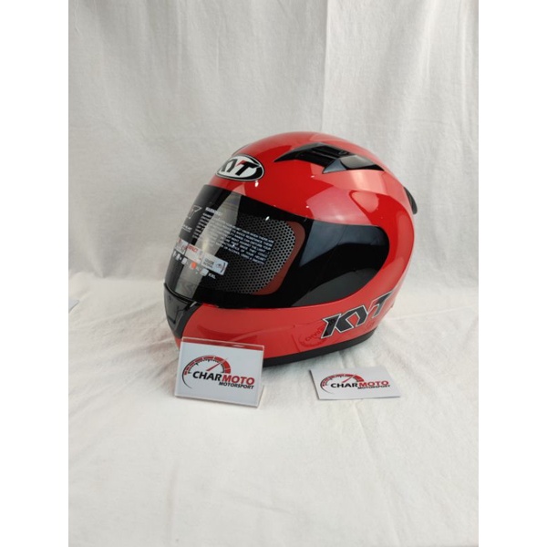 Helm KYT R10 original red / helm KYT R10 merah - Charmoto