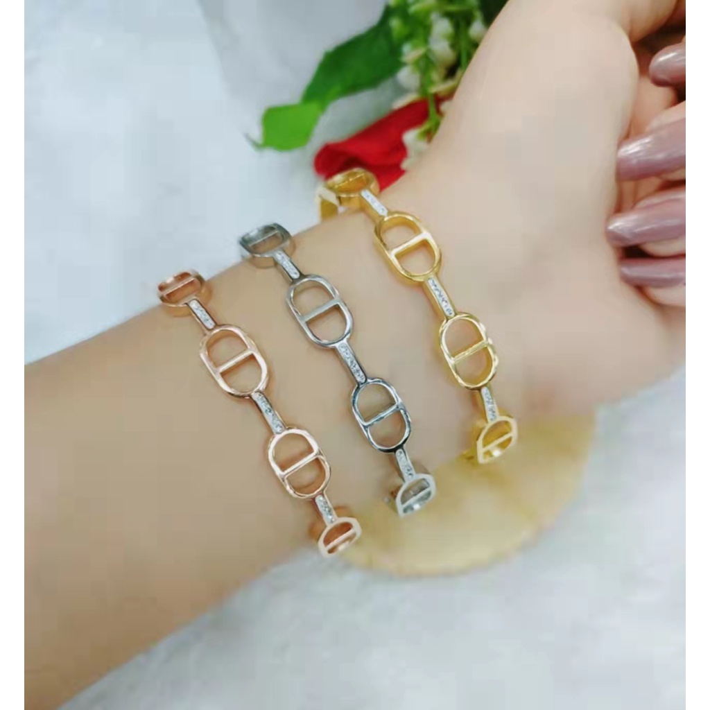 Gelang Titanium Permata Perhiasan B220-221