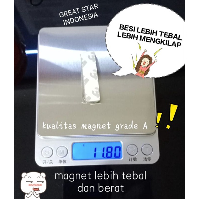 

MAGNET NAME TAG DADA MAGNET PAPAN NAMA 45mm x 13mm