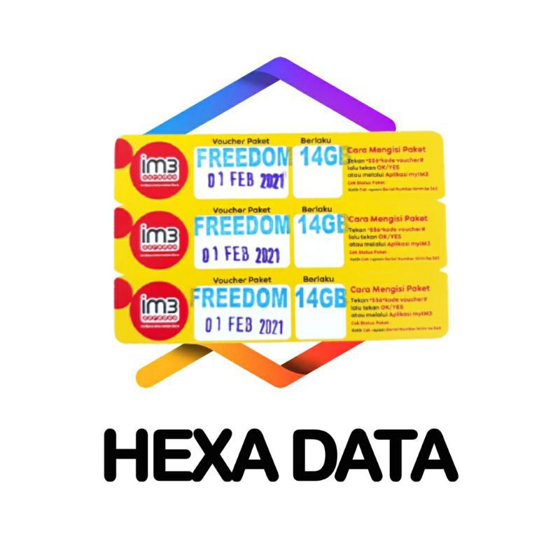 VOUCHER DATA INDOSAT FREEDOM 14GB