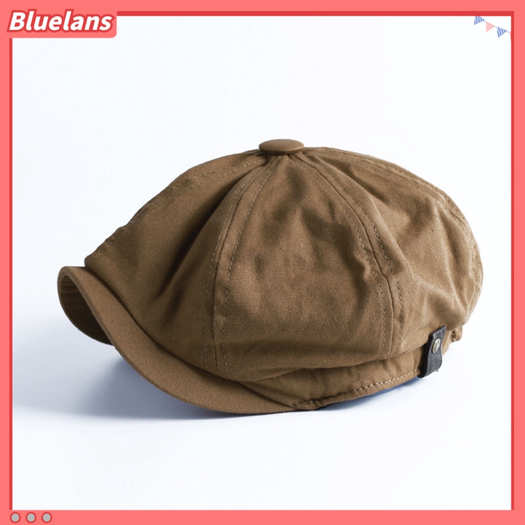 Bluelans Casual Gatsby Beret All Seasons Vintage Beret Sweat Absorption for Outdoor