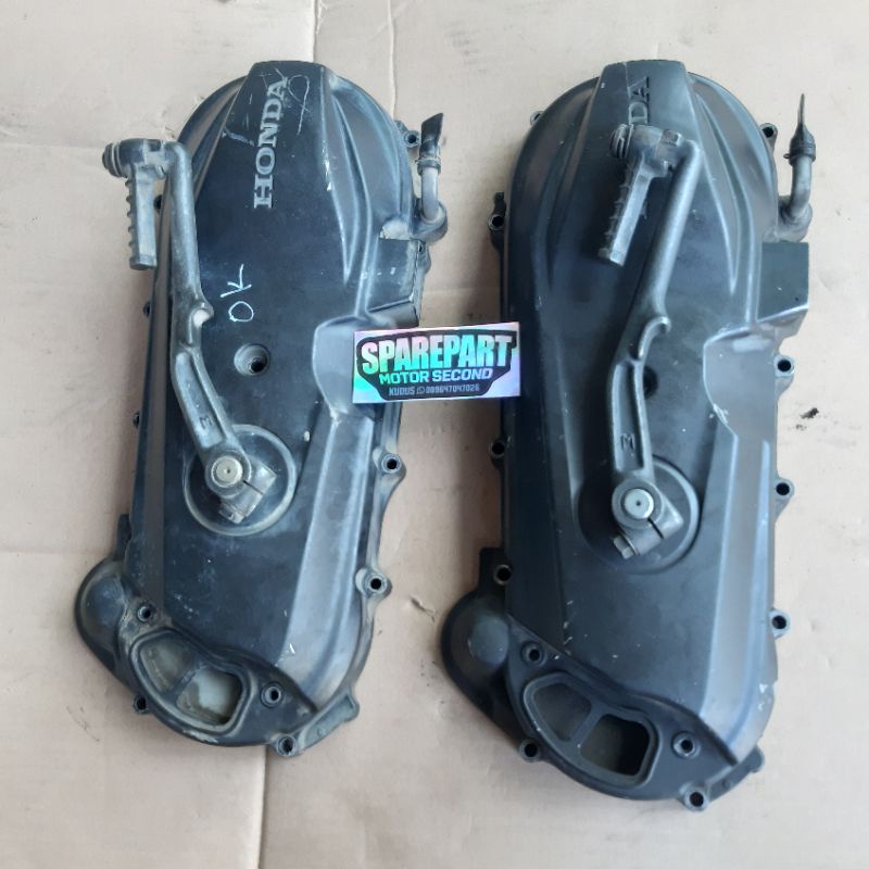 BLOCK BLOK BAK CVT COVER MESIN TENGAH KIRI BEAT FI NON ESP DOUBLE STARTER KASAR SCOOPY FI NON ESP SP