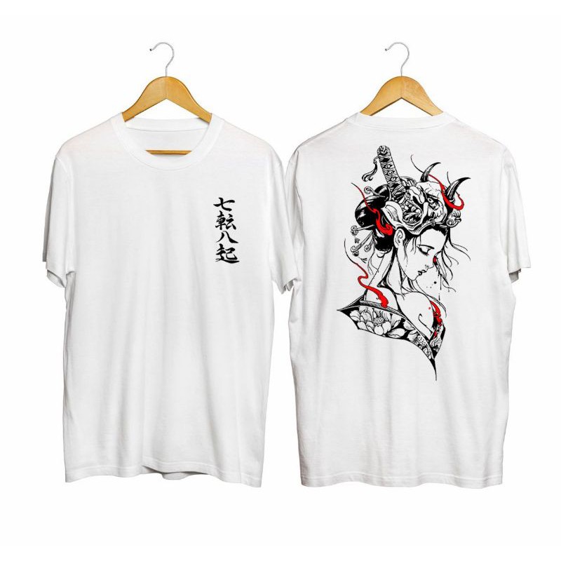 kaos geisha kaos terbaru-kaos jepang-baju distro-pakaian pria