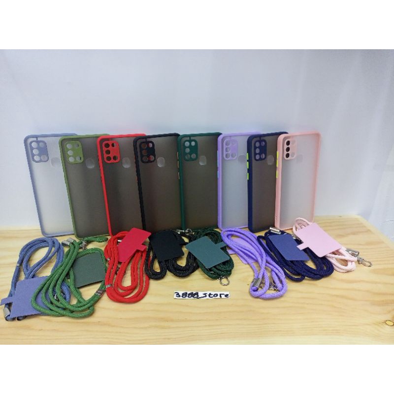 CASE MY CHOIS PLUS TALI GANTUNGAN SAMSUNG A21s  A21S SILICON KEKINIAN