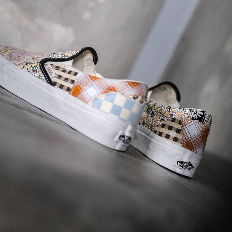 SLIP-ON MEADOW PATCHWORK CLASSIC ORIGINAL 100%
