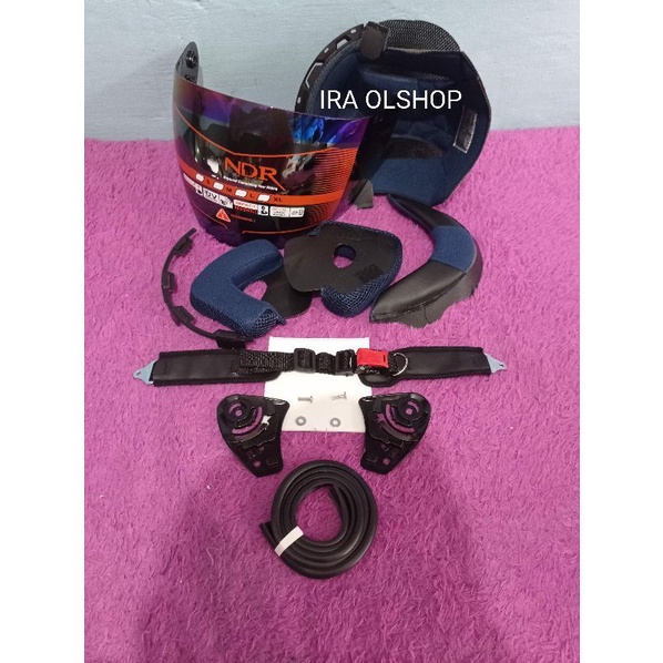 busa helm ink centro fullset kancing busa krekep + kaca helm ink centro + karet lis