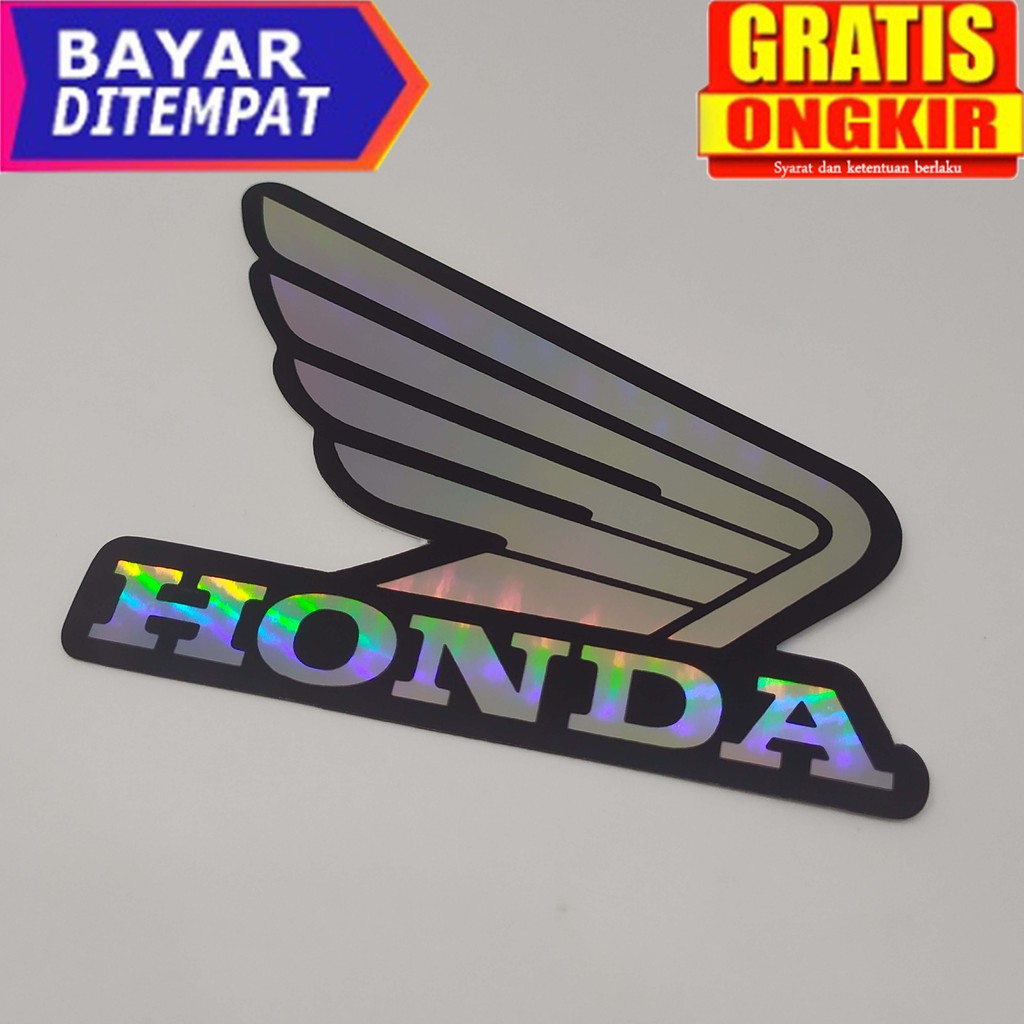 stiker logo honda / sticker sayap honda / stiker motor honda / stiker logo sayap honda
