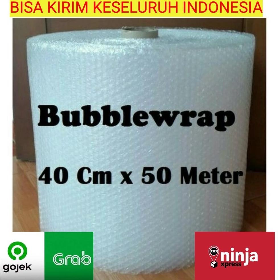 

[.Spektakuler.].⭐ BUBBLE WRAP 60CM X 50 METER / 40CM X 50 METER / 30 CM X 50 METER HITAM BENING PUTI