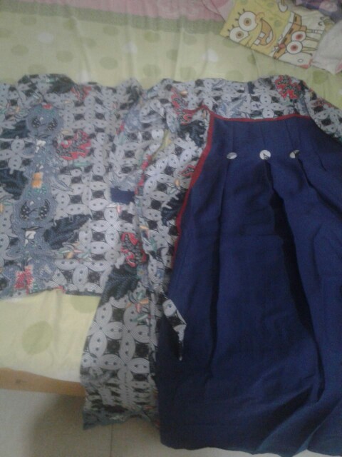 Maura Couple - Sania Ruffle Batik Couple Ori Ndoro Jawi -  Batik Modern Pekalongan