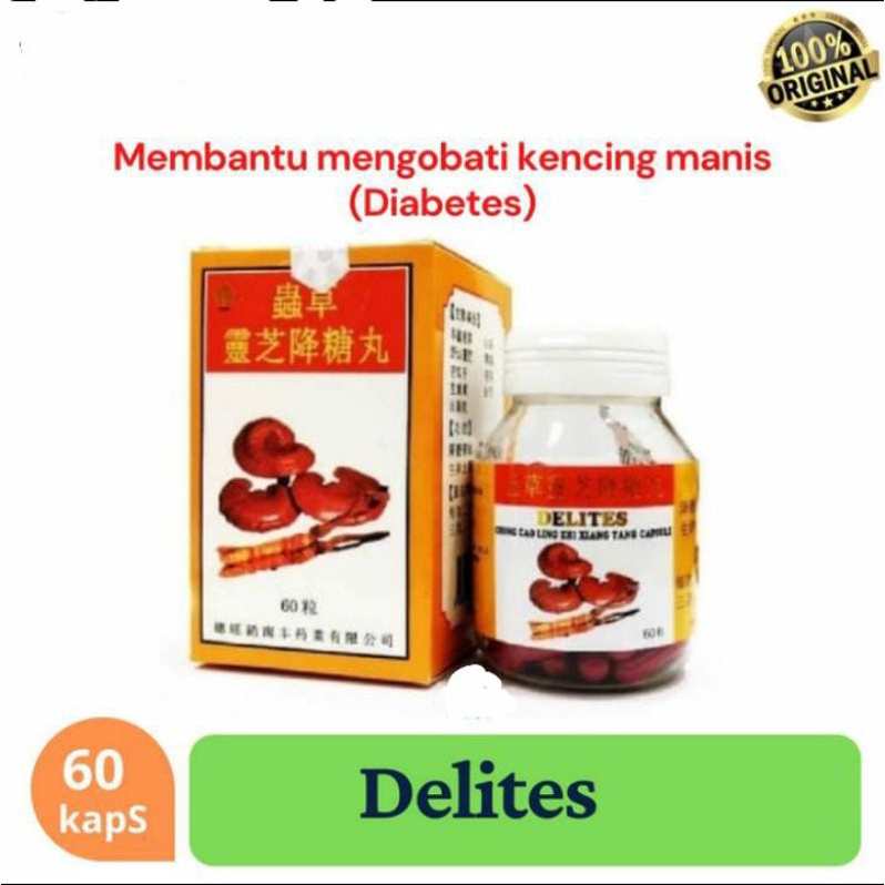 Obat China diabetes Chong Cao & Ling Zhi Xiang Tang