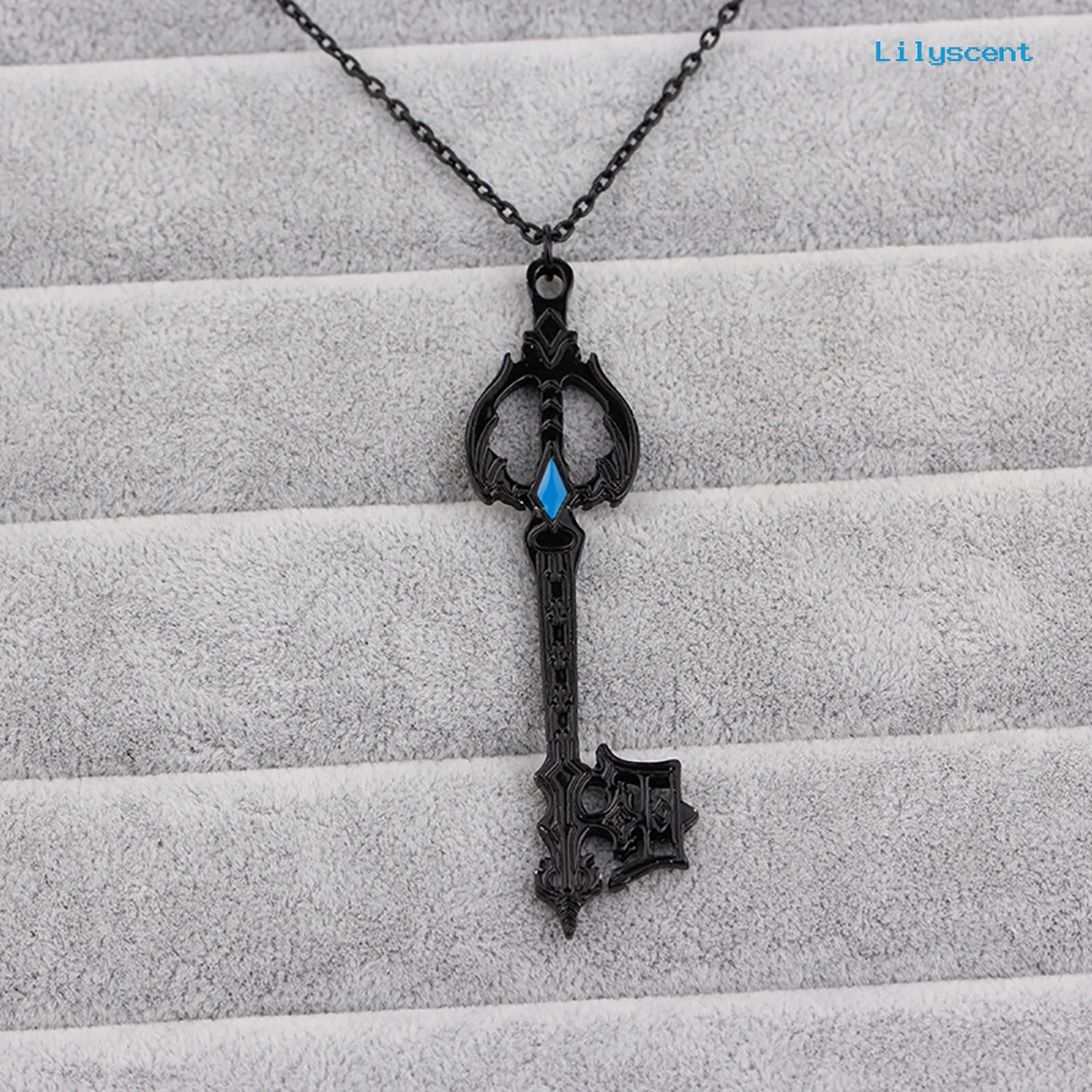 Kalung Dengan Liontin Anime Kingdom Hearts Oblivion Keyblade Untuk Pria Dan Wanita