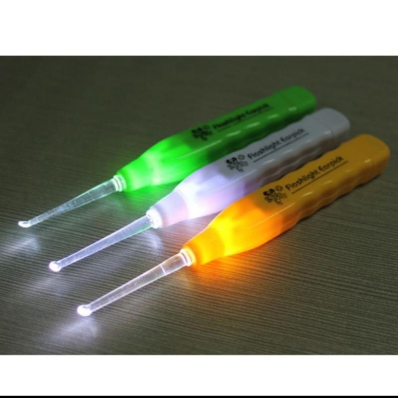 alat pembersih telinga bayi anak led korek kuping anak earpick led