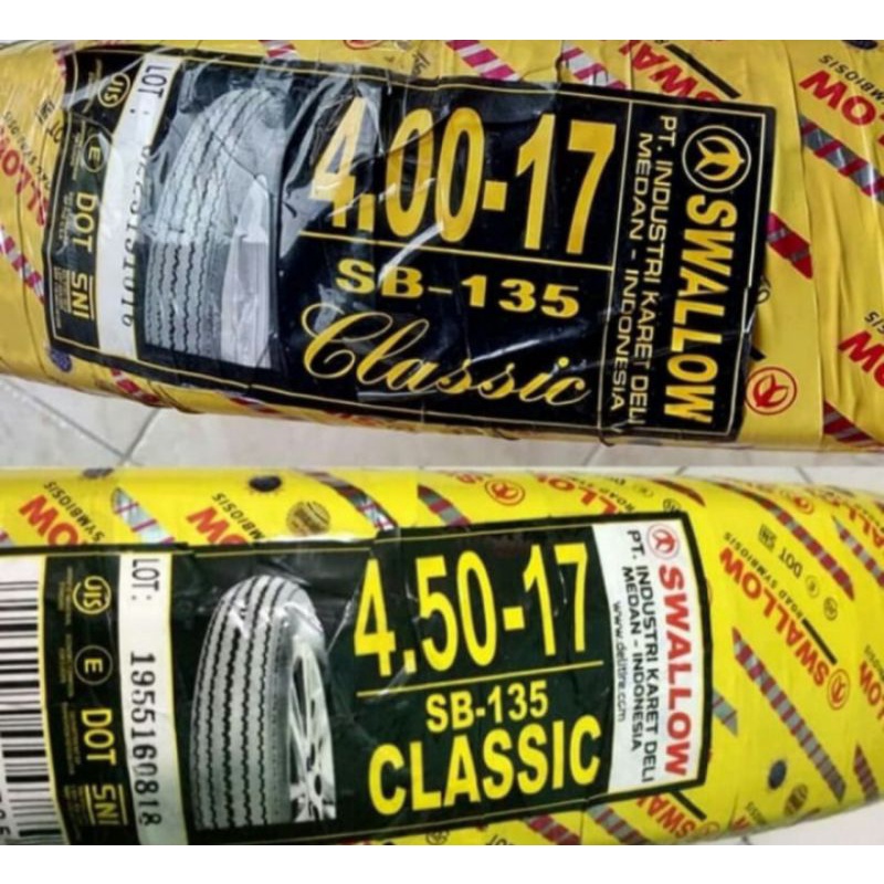 paketan ban luar swallow classic SB 135 UK 400-17 & 450-17