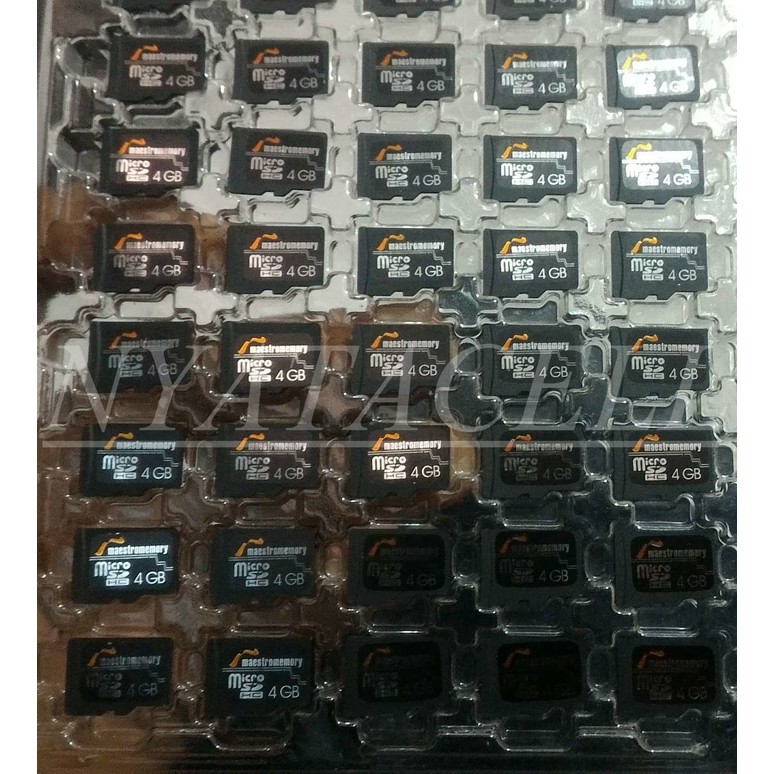 OBRAL Grosir Memory Maestro 4GB Non Pack CO  MicroSD Vgen V Gen Memori 4 GB