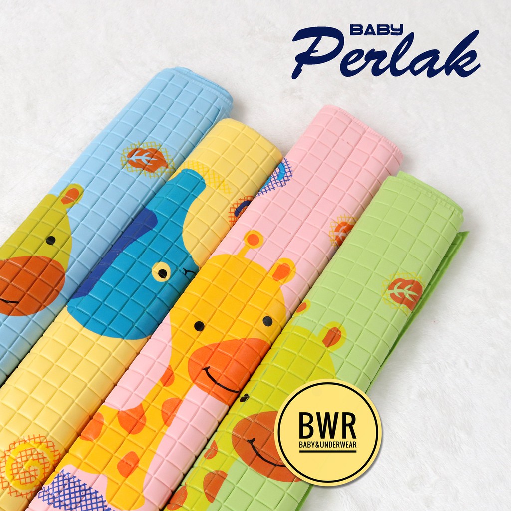 Perlak Jessy Orlando WARNA PRINT | Tatakan Alas Ompol Bayi Perlak Waterproof - Bwr