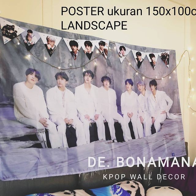 Rekomendasi Poster Kain Bisa Req Gambar Custom Hiasan Dinding Wall Decor Kpop Non Kpop Tapestry