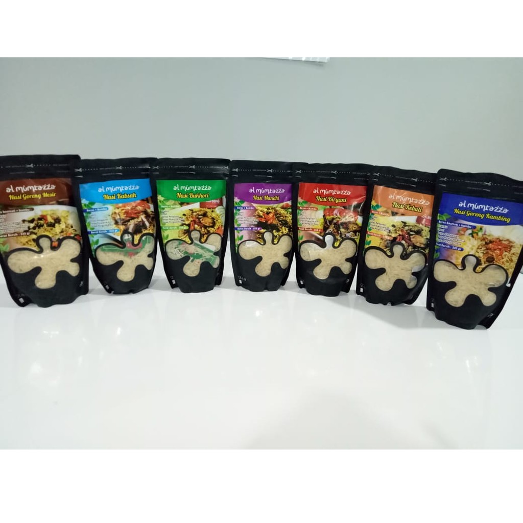 

Beras Basmati Bumbu - Nasi Instant Al-Mumtazza - 350gr