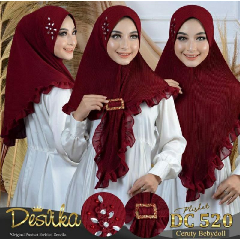 Hijab instan Desvika DC.520 Original Desvika