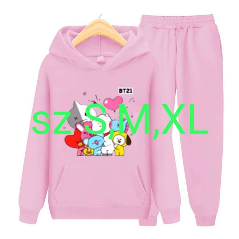 Setelan Sweater Anak  Set Anak Hoodie Anak setelan sweater BTS Freefire