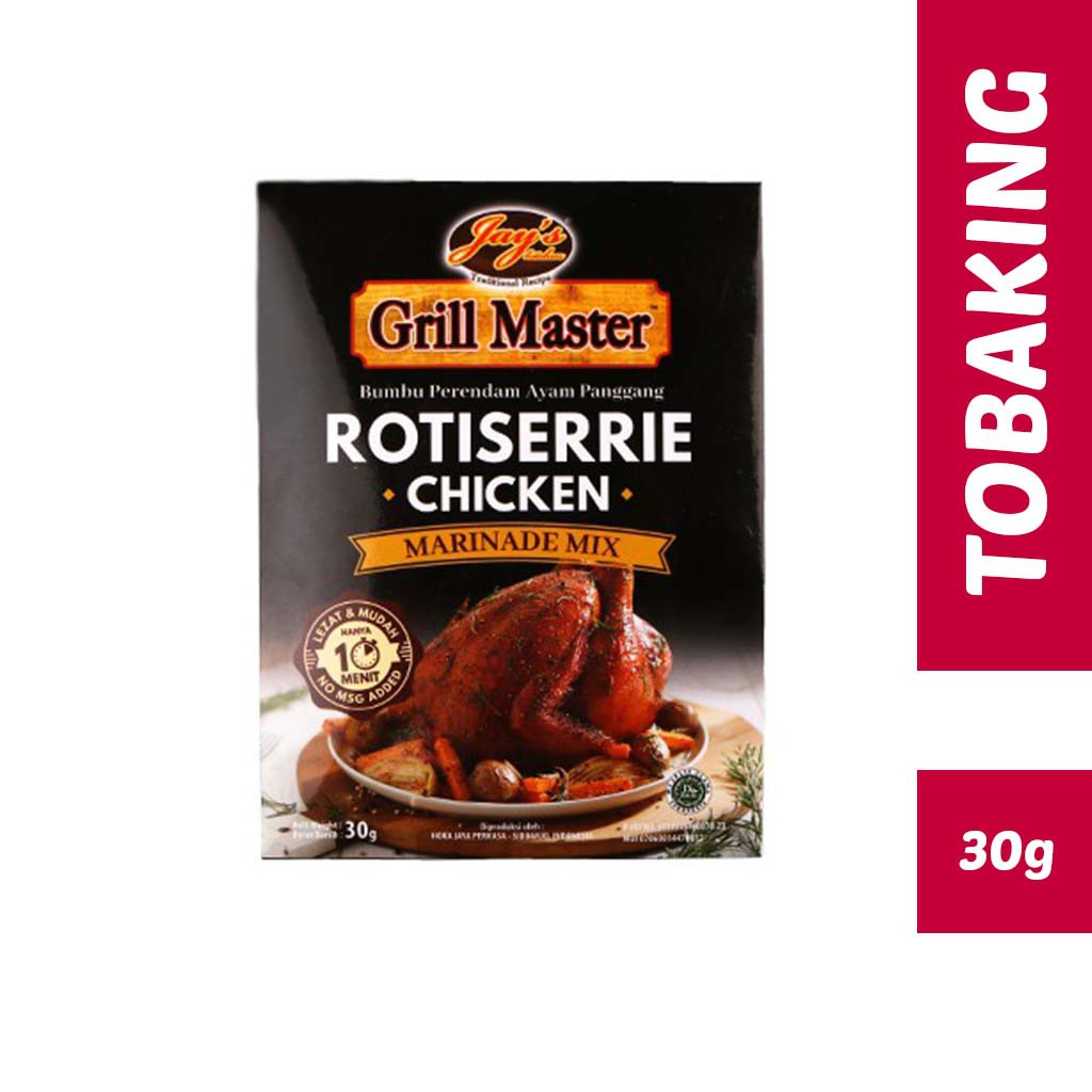 

Jay's Grill Master Rotisserie Chicken - Bumbu Marinade Ayam JAYS 30 Gram