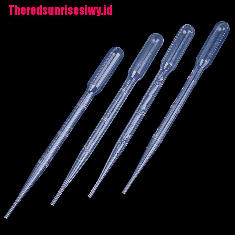 4pcs Pipet Tetes 3ml Bahan Plastik Untuk Modeling Cat