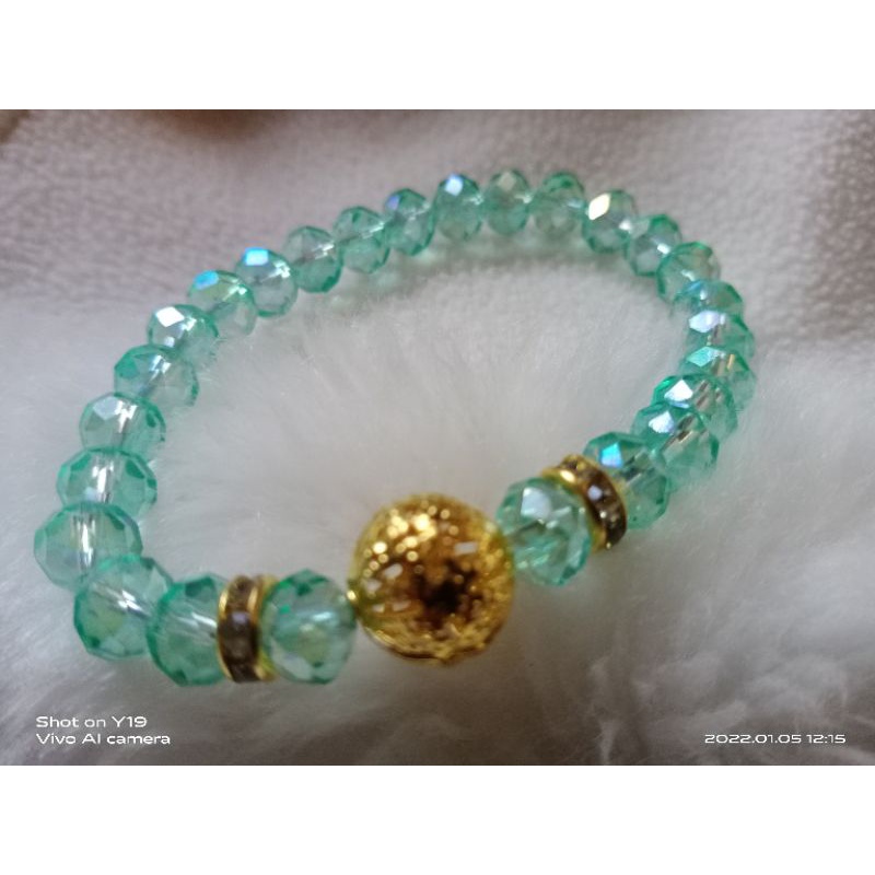 Gelang kristal Pixu bulat /Gelang kristal ceko /gelang pixu bulat