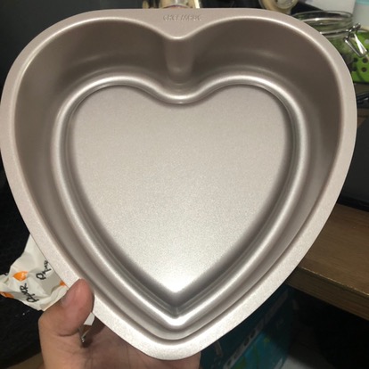 Loyang Cetakan Kue Bentuk Love Hati Heart Shape Anti Lengket Non Stick Premium