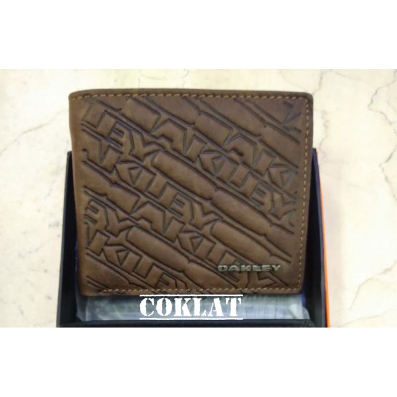 Dompet kulit pria model lipat O-K-Y