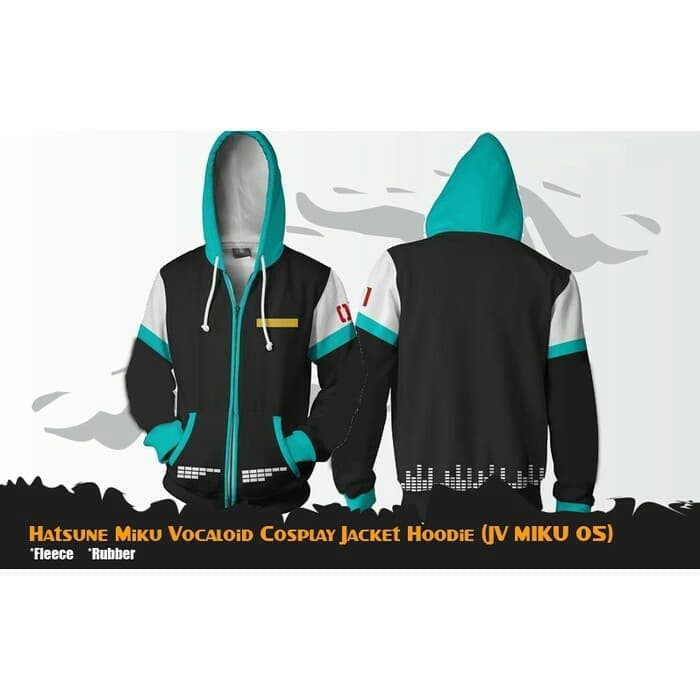 Jaket Hoodie Vocaloid Hatsune Miku - JV MIKU 05