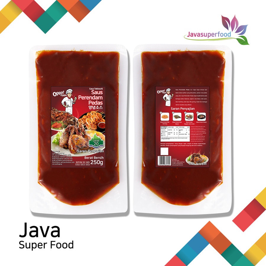 Saus Perendam Pedas Tokkochi Saus Buldak Pedas 250g Level 20 Oppa-Oppa